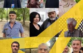 Окупанти незаконно затримали та оштрафували 14 осіб, які прийшли підтримати Нарімана Джеляла та братів Ахтемових