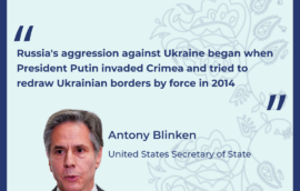 «Russia’s aggression against Ukraine began when President Putin invaded Crimea and tried to redraw Ukrainian borders by force in 2014,” – Antony Blinken, United States Secretary of State, reminded to all participants of the third Summit of the Crimea Platform.