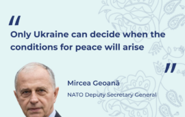 “Only Ukraine can decide when the conditions for peace will arise”, NATO Deputy Secretary General