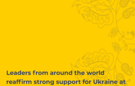 Leaders from around the world reaffirm strong support for Ukraine at the Third Crimea Platform Summit