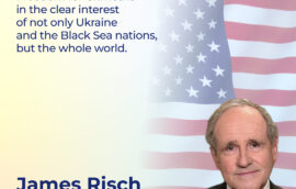 “Freedom for Crimea is in the clear interest of not only Ukraine and the Black Sea nations, but the whole world”, – James Risch, Ranking Member of the Foreign Relations Committee of the Senate of the United States of America