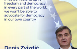Denis Zvizdić, Deputy Speaker of the House of Representatives of the Parliamentary assembly of Bosnia and Herzegovina
