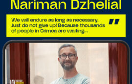Nariman Dzhelyal was unlawfully detained by the occupiers after participating in the Inaugural Summit of the Crimea