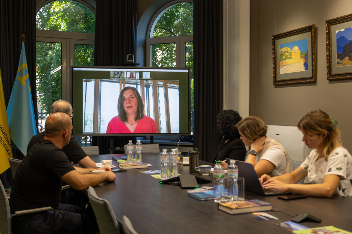 Online Meeting Between Nariman Dzhelyal and Vice President of Bundestag Katrin Göring-Eckardt 