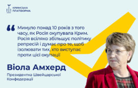 Четвертий Саміт Кримської платформи: Віола Амхерд, Президентка Швейцарської Конфедерації
