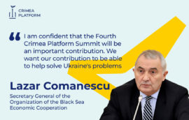 The Fourth Crimea Platform Summit: Lazar Comanescu, Secretary General of the Organization of the Black Sea Economic Cooperation