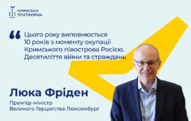 Четвертий Саміт Кримської платформи: Люк Фріден, Прем’єр-міністр Великого Герцогства Люксембург 