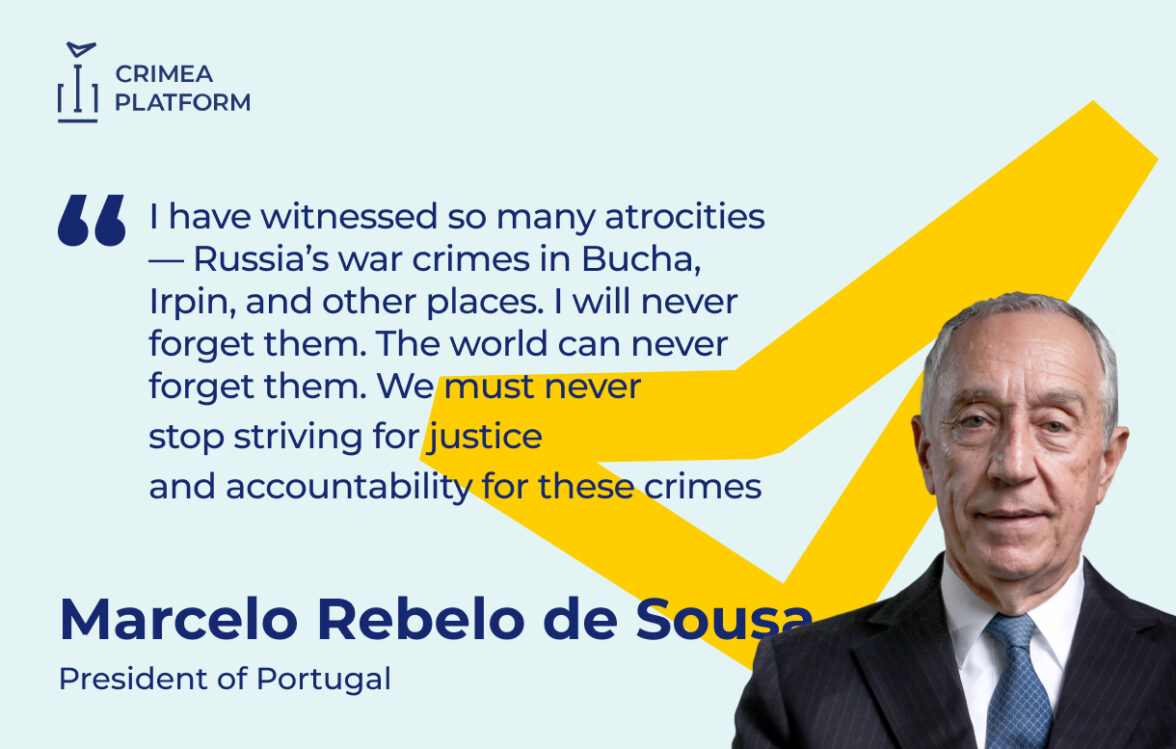 The Fourth Crimea Platform Summit: Marcelo Rebelo de Sousa, President of Portugal