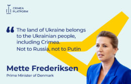 The Fourth Crimea Platform Summit: Mette Frederiksen, Prime Minister of Denmark