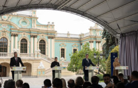 У межах Четвертого саміту Кримської платформи відбулась пресконференція за участю Президента України Володимира Зеленського та лідерів країн-учасників