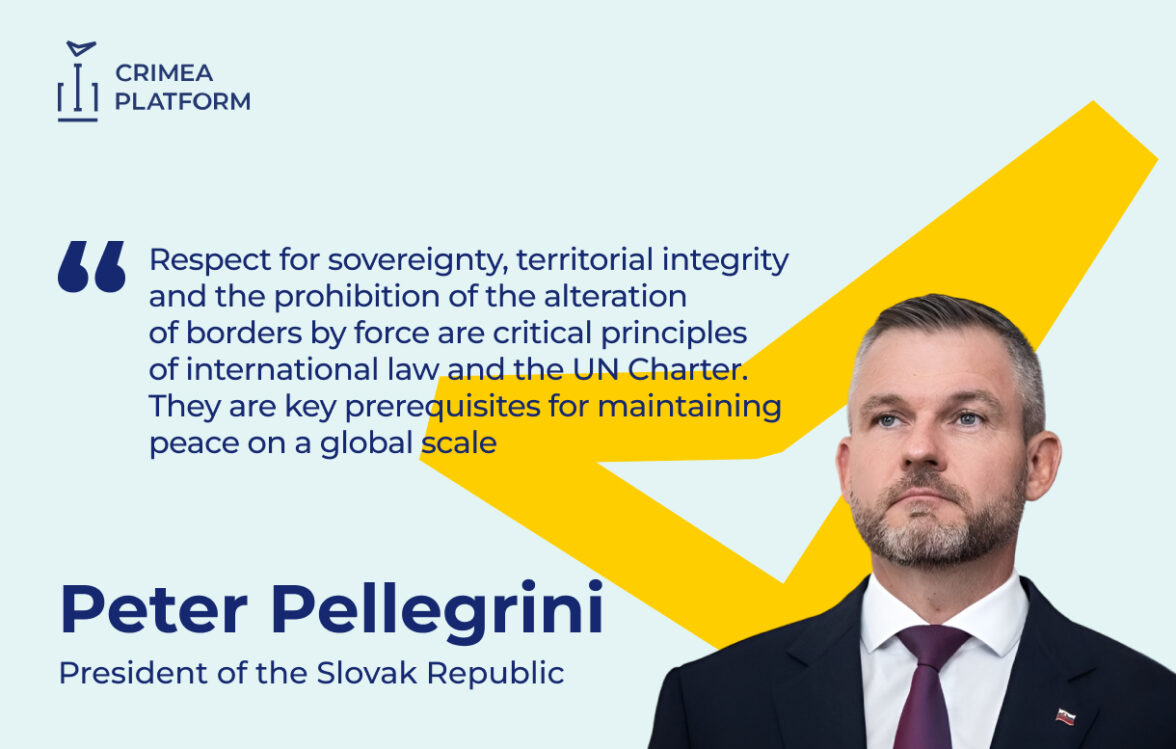 The Fourth Crimea Platform Summit: Peter Pellegrini, President of the Slovak Republic