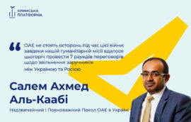 Четвертий Саміт Кримської платформи: Салем Ахмед Аль-Каабі, Надзвичайний і Повноважний Посол ОАЕ в Україні