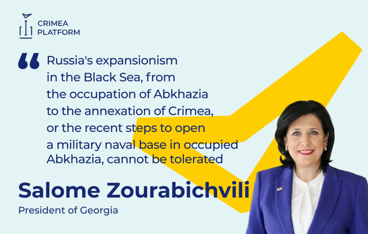 Salome Zourabichvili, President of Georgia The Fourth Crimea Platform Summit: Salome Zourabichvili, President of Georgia 