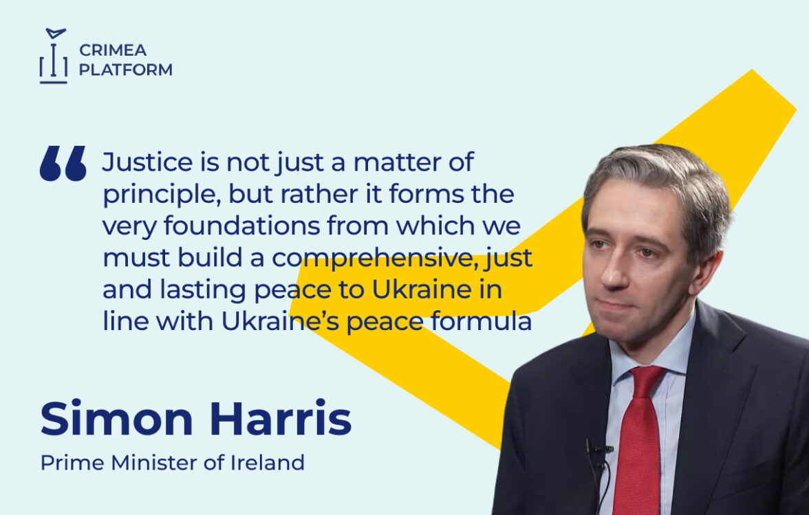 The Fourth Crimea Platform Summit: Simon Harris, Prime Minister of Ireland