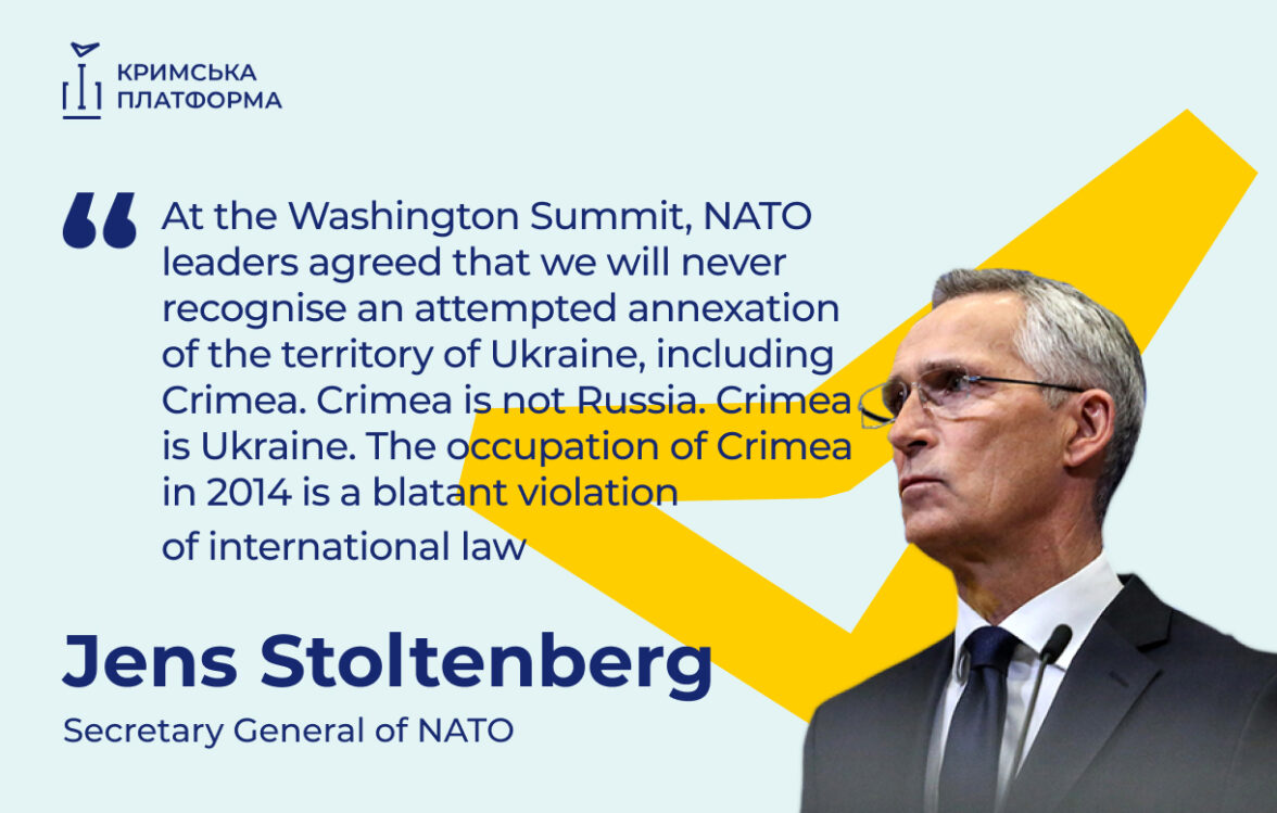 The Fourth Crimea Platform Summit: Jens Stoltenberg, NATO Secretary General