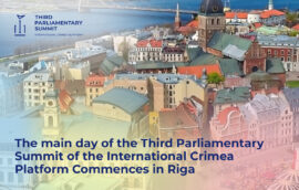 The main day of the Third Parliamentary Summit of the International Crimea Platform Commences in Riga
