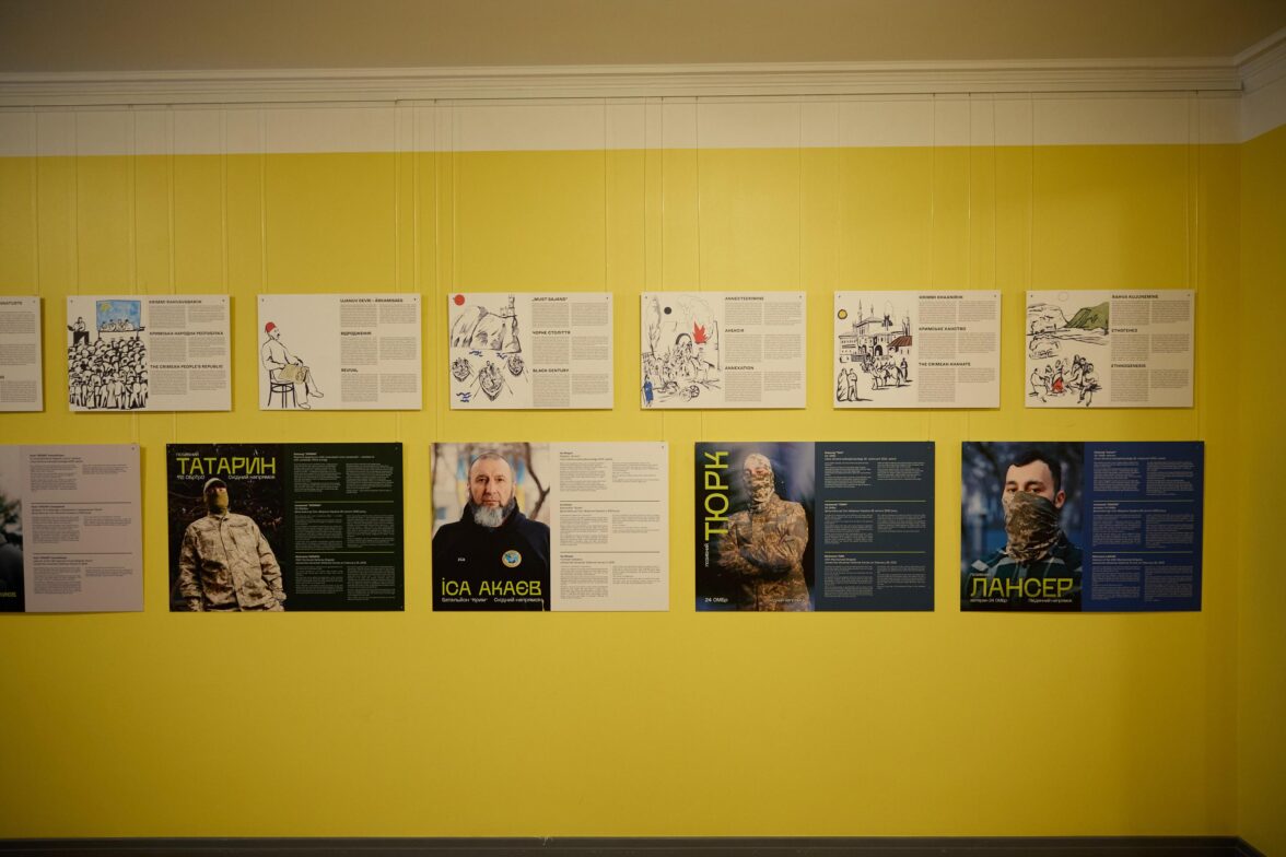 During the Official Visit of the Chairman of the Verkhovna Rada of Ukraine to Estonia, the Team of the Mission Conducted a Tour of the Exhibition About Crimea