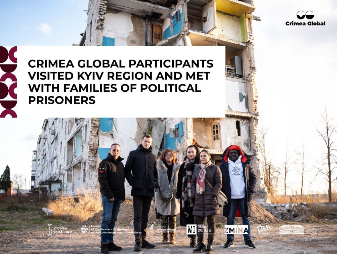 Visit to Kyiv region and meeting with relatives of political prisoners. Crimea Global conference Delegates are shocked by crimes against civilians