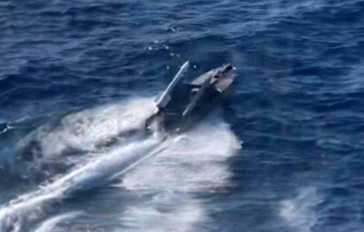 Ukrainian Intelligence Reports the Destruction of a Russian Helicopter Using the Magura V5 Naval Drone