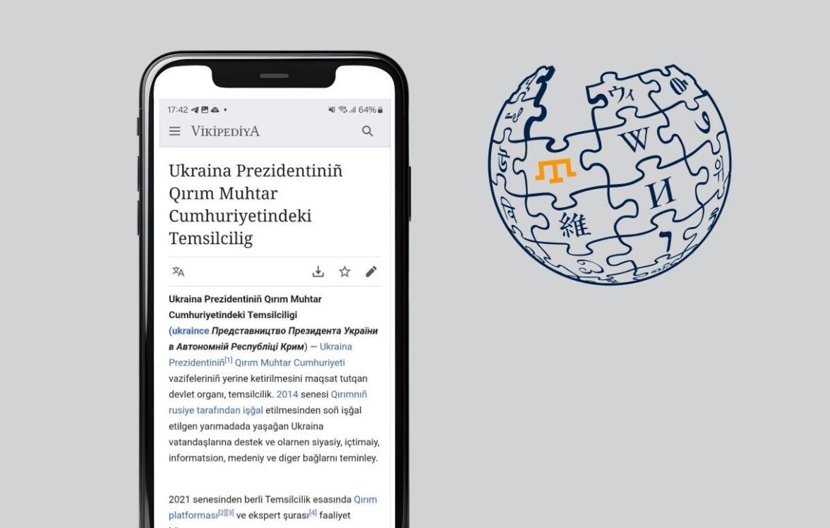 Articles About the Mission and the Crimea Platform Were Added to the Crimean Tatar Wikipedia