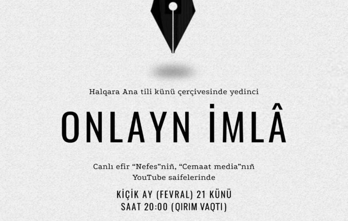 Annual Online Dictation in the Crimean Tatar Language to Commemorate International Mother Language Day