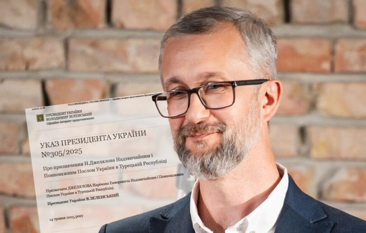 Volodymyr Zelenskyy appoints Nariman Dzhelyal as Ambassador Extraordinary and Plenipotentiary of Ukraine to the Republic of Türkiye