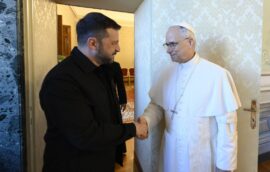 Volodymyr Zelenskyy Had an Audience with Pope Leo XIV