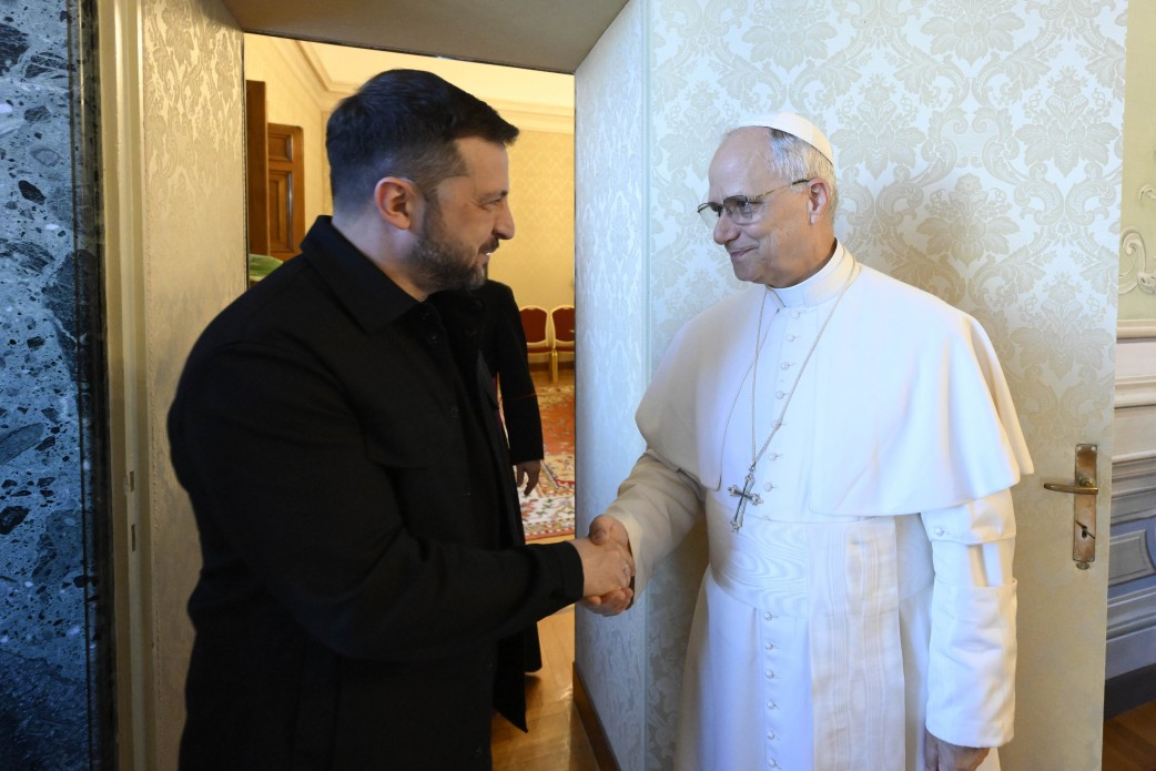 Володимир Зеленський мав аудієнцію в Папи Римського Лева ХІV