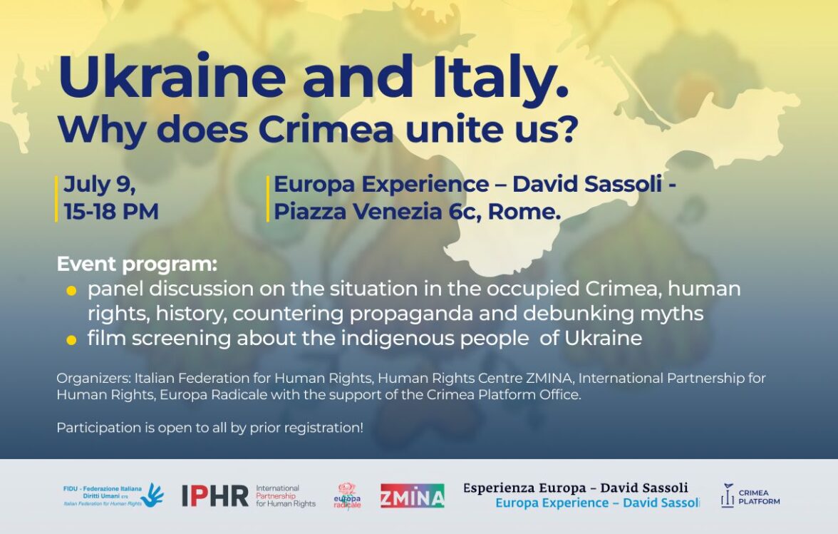 Ukraine and Italy. Why does Crimea unite us?