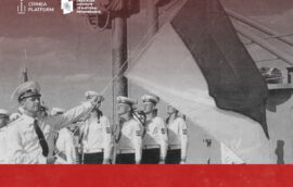 21 July 1992 — Raising of the Ukrainian National Flag over the First Ship of the Black Sea Fleet