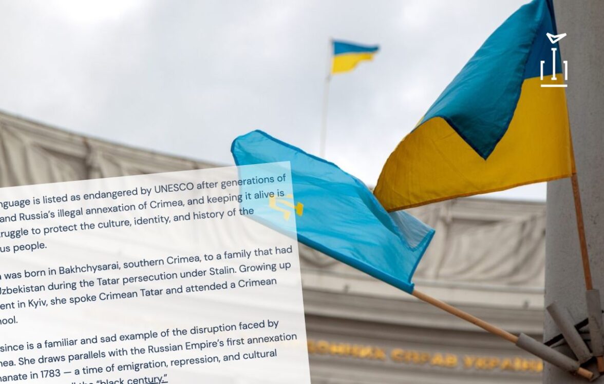 CEPA Published an Article on the Preservation of the Crimean Tatar Language