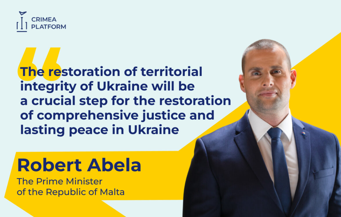 The Prime Minister of the Republic of Malta delivered a speech at the Fifth Crimea Platform Summit