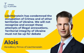 Hereditary Prince of the Principality of Liechtenstein showed his support for Ukraine at the Fifth Crimea Platform