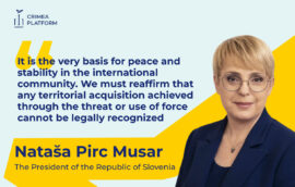The President of the Republic of Slovenia spoke at the Fifth Summit of the Crimea Platform