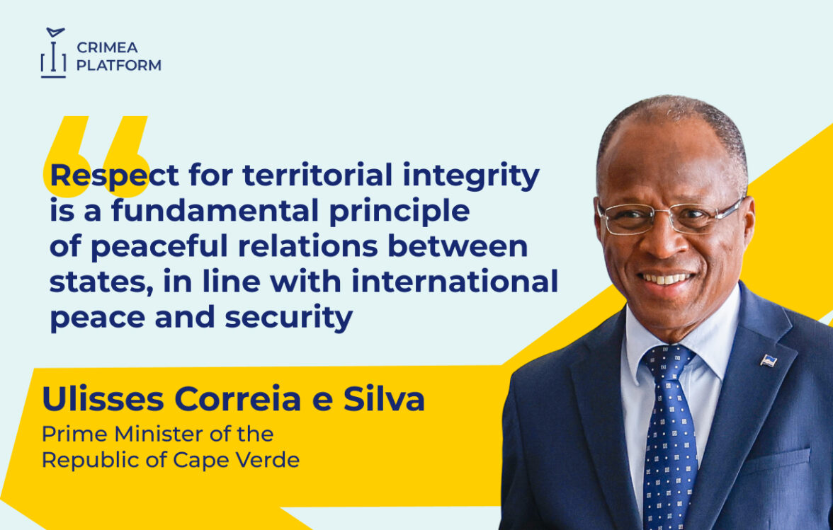 Prime Minister of Cabo Verde, Ulisses Correia e Silva, delivered a speech at the Fifth Crimea Platform Summit