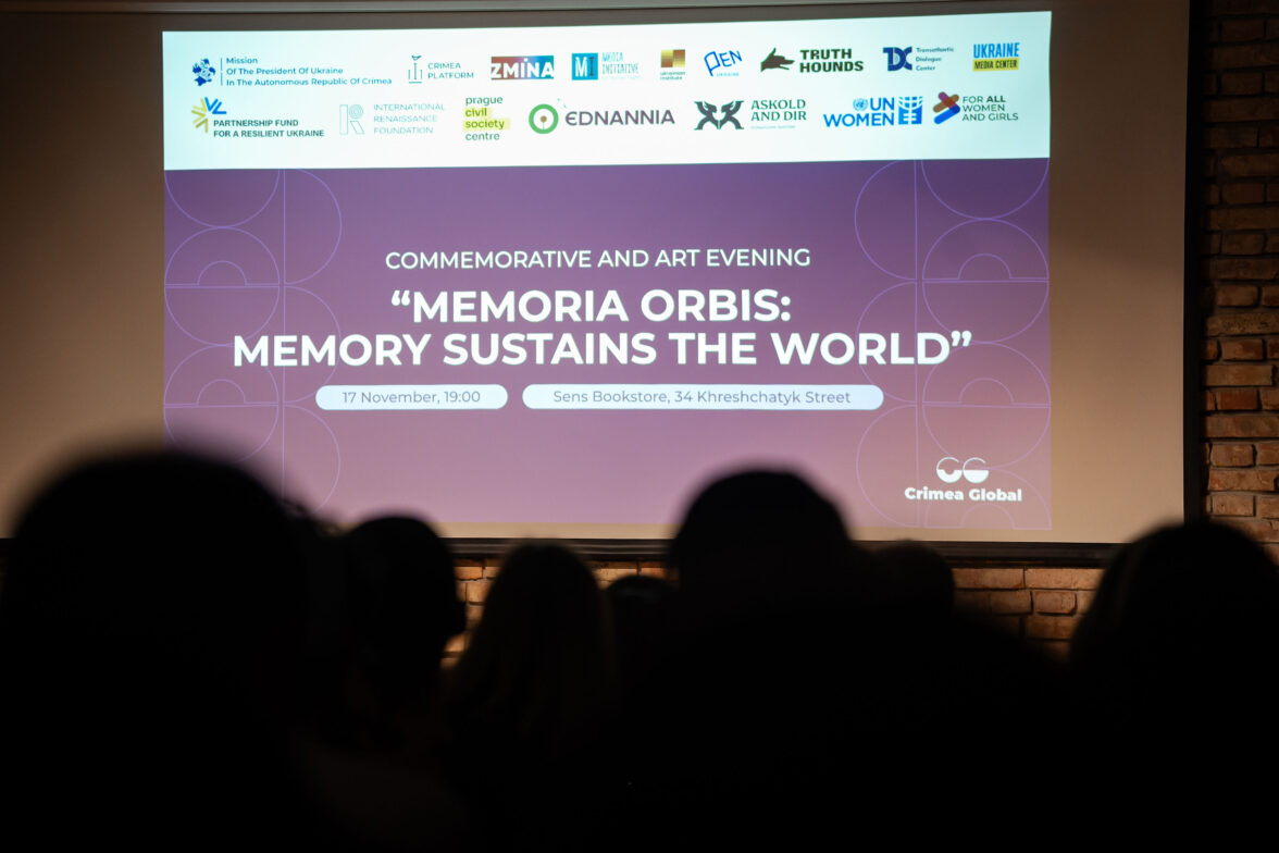 “Memoria Orbis: Memory Sustains the World”: An Commemorative and Art Event on the Sidelines of the Crimea Global Conference