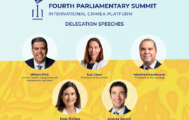 At the fourth Parliamentary Summit of the Crimea Platform, representatives of delegations from Australia, Liechtenstein, and Switzerland delivered their statements