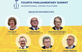 During the Fourth Parliamentary Summit of the Crimea Platform, the delegations of Ireland, Italy, Luxembourg, Montenegro, and North Macedonia delivered their statements