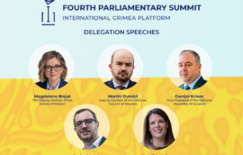 During the Fourth Parliamentary Summit of the Crimea Platform, delegations from Poland, Slovakia, Slovenia, Spain and the United Kingdom provided statements
