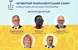 У межах четвертого Парламентського саміту Кримської платформи відбулися виступи делегацій міжнародних організацій-партнерів: Парламентської асамблеї Ради Європи, Міжпарламентського союзу, Європейського парламенту, Північної Ради,  Парламентської асамблеї ОБСЄ