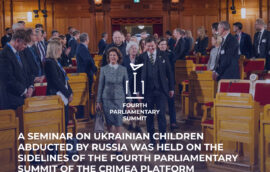 A seminar on Ukrainian children abducted by Russia was held on the sidelines of the Fourth Parliamentary Summit of the Crimea Platform