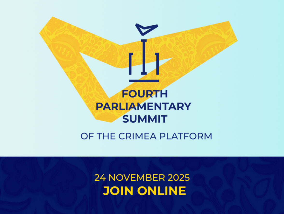 Fourth Parliamentary Summit of the Crimea Platform — join online