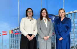 Постійна Представниця провела робочу зустріч із Спеціальною представницею Генсека НАТО з питань жінок, миру та безпеки