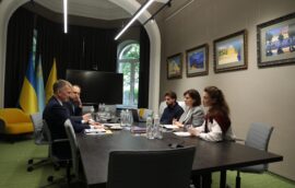 Постійна Представниця провела робочу зустріч з Послом Латвії в Україні